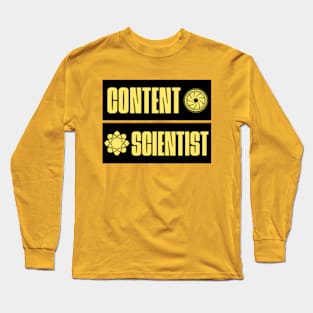 Content Scientist Long Sleeve T-Shirt